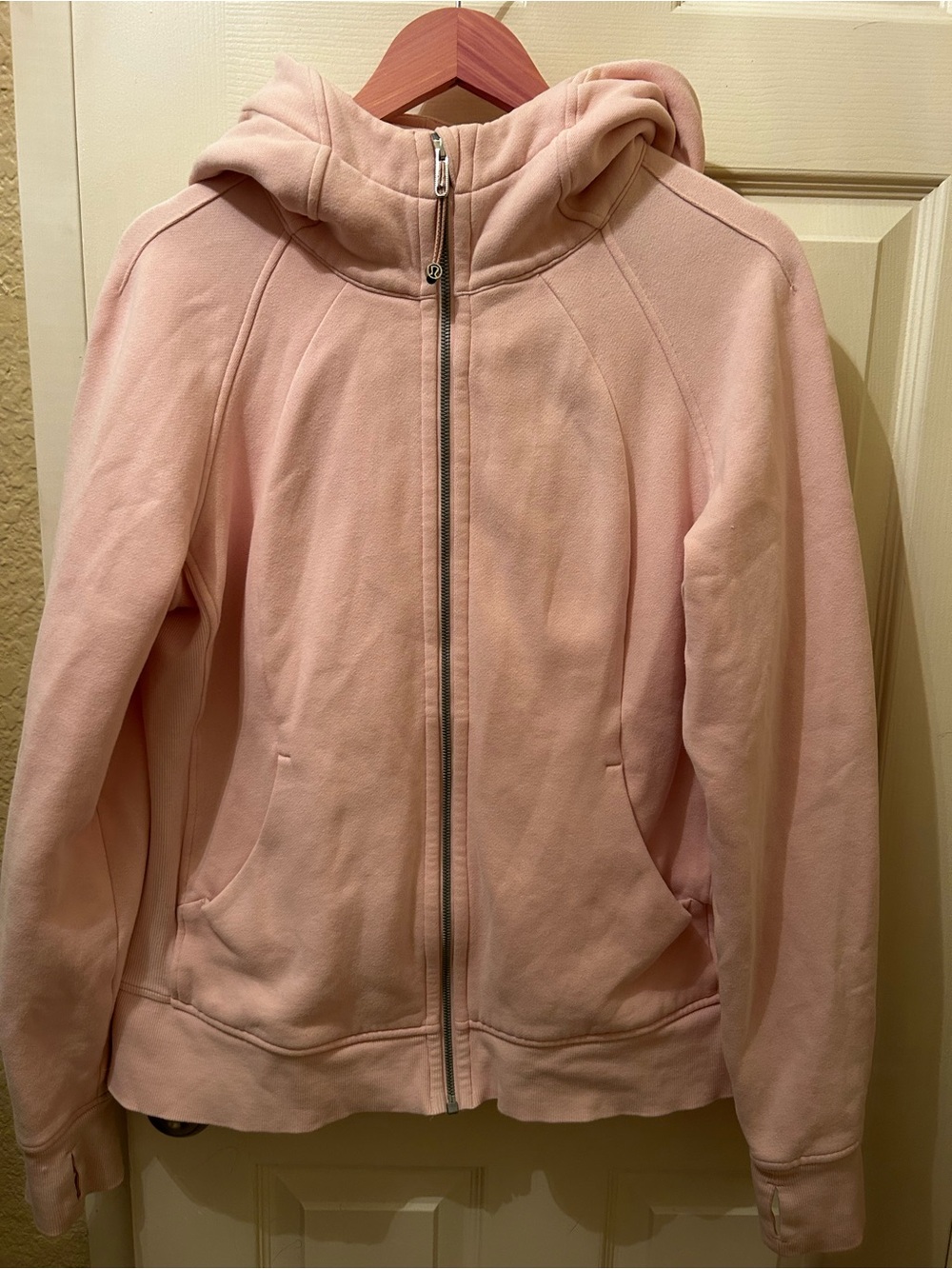 lululemon athletica Blush Pink Full-Zip Hooded Jacket